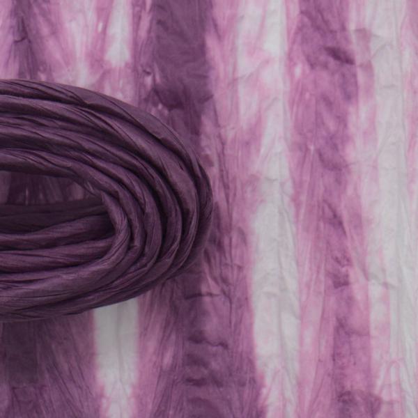 Papiergarn dick violett